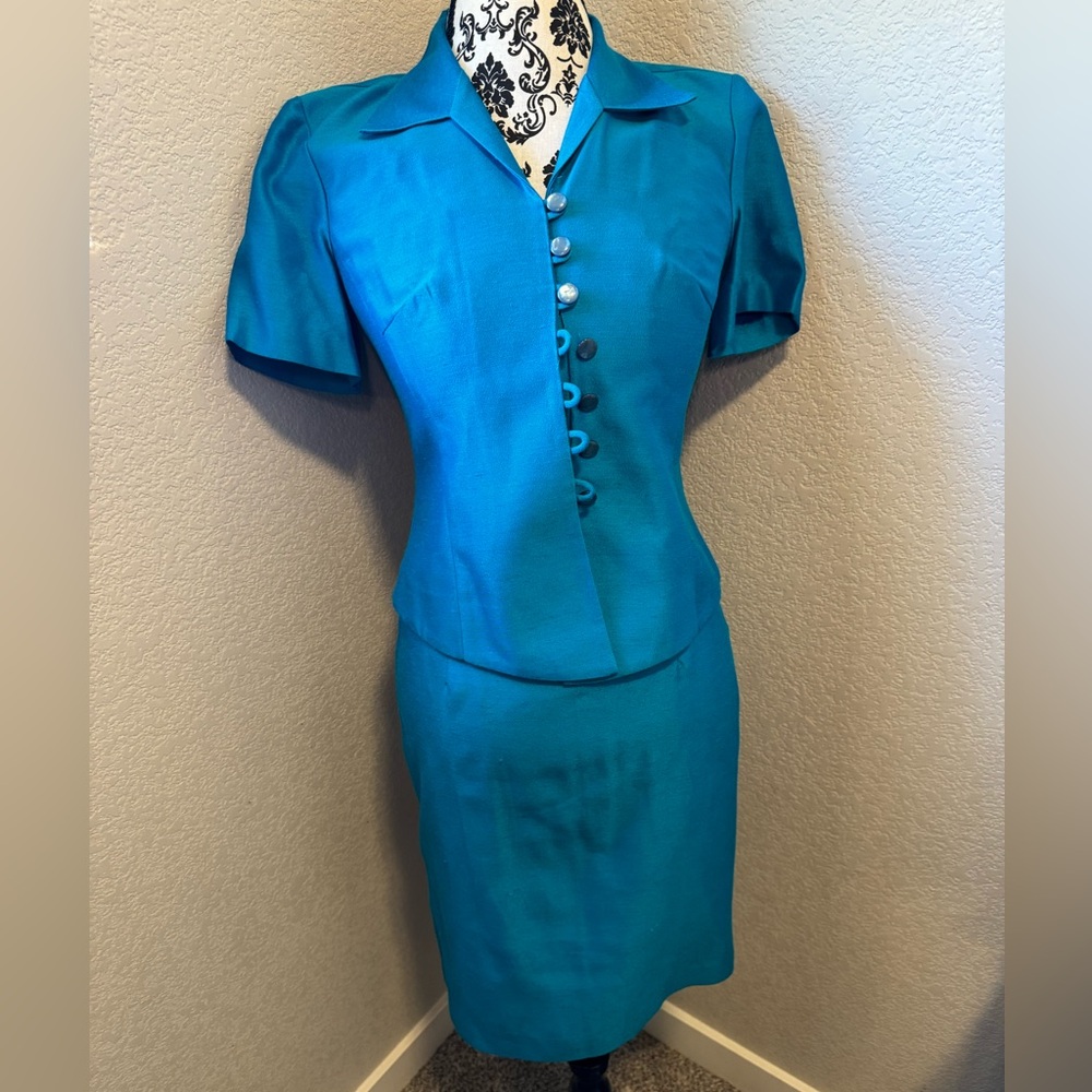1960s style Vintage blue suit set